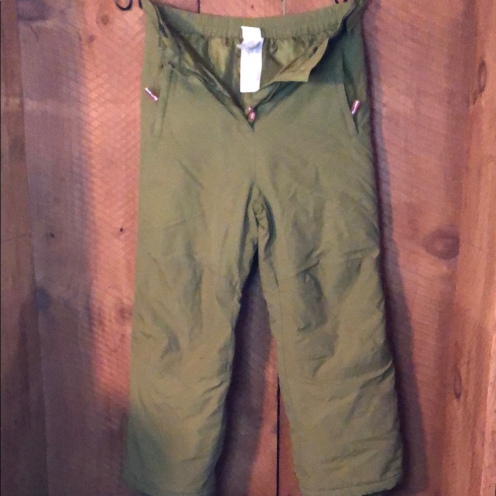 Green Snow Pants